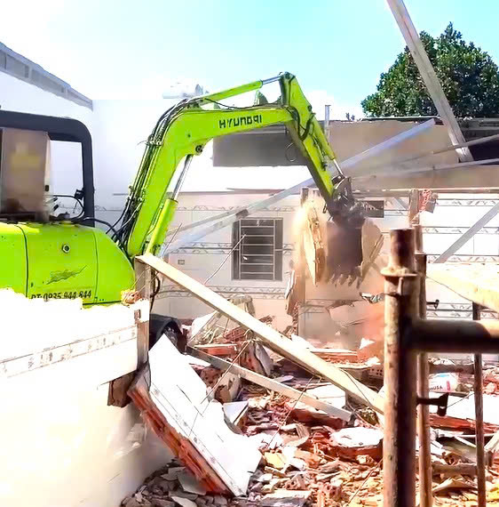 Công trình của Bà Bùi Thị Hồng, xây dựng trái phép trên một phần thửa đất 176 tờ BĐ 67 với diện tích 182 m².