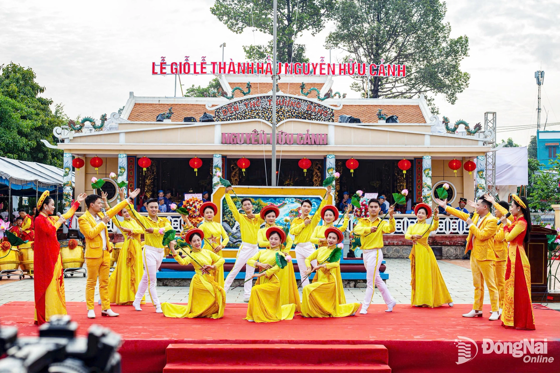 Thành phố Đồng Nai long trọng tổ chức Lễ giỗ Lễ thành hầu Nguyễn Hữu Cảnh, phường Trấn Biên - Di sản văn hóa phi vật thể quốc gia. Ảnh: C.T.V